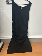 Black Dress Missufe Sz L With Scrunch