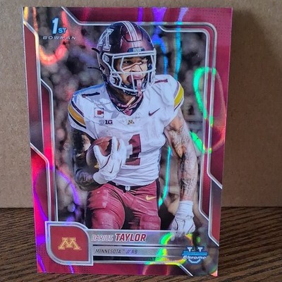 Topps 2025 Bowman University Chrome 1st Bowman Darius Taylor Gophers #126