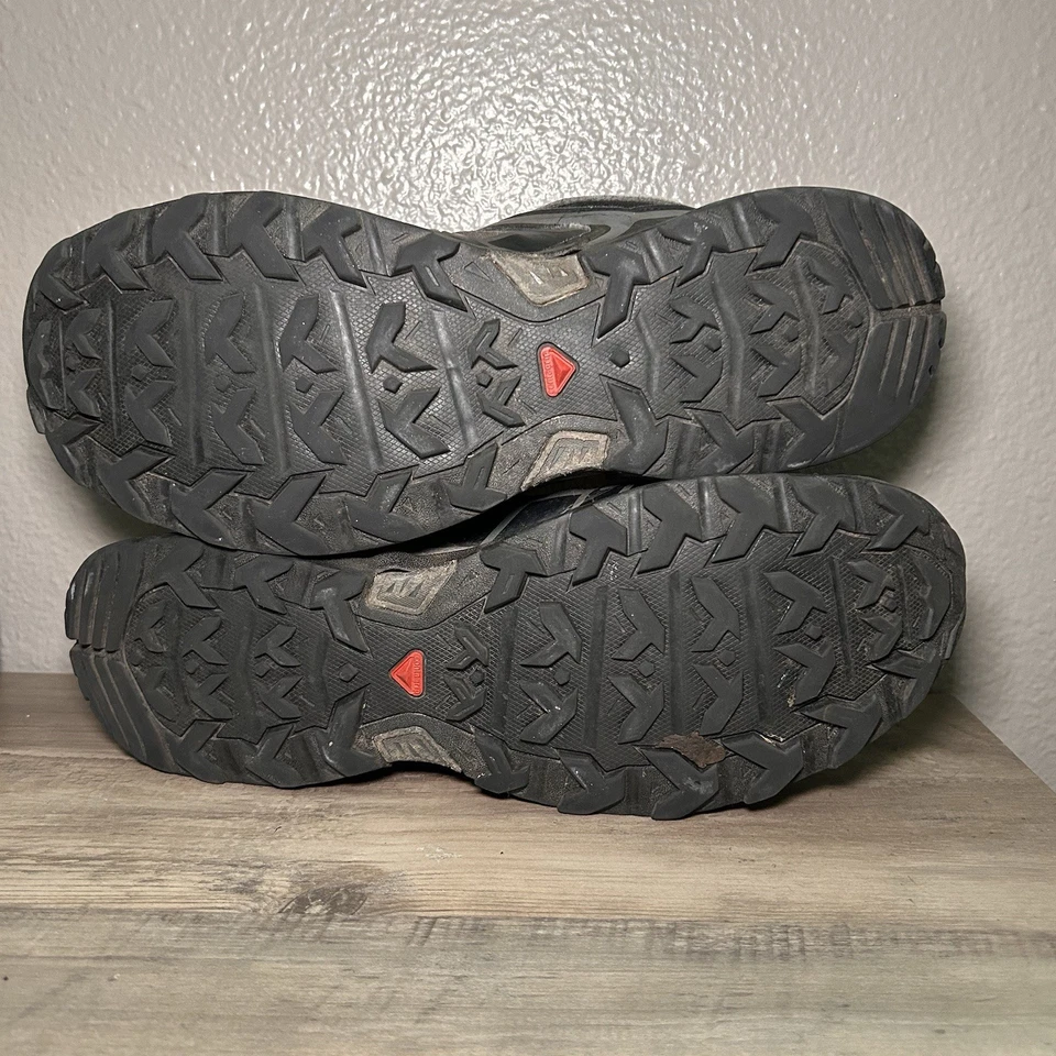 Salomon X Ultra 3 GTX Men Sz 13 GoreTex Black Grey Contagrip Hiking Shoes 171383 - Image 4 of 4