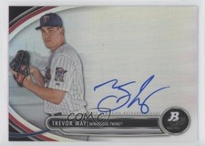 2013 Bowman Platinum Auto Prospects Trevor May #BPAP-TM Auto 0c6