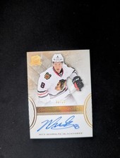 2016-17 UD The Cup Nick Schmaltz Gold Spectrum Foil Rookie Auto /36 RC