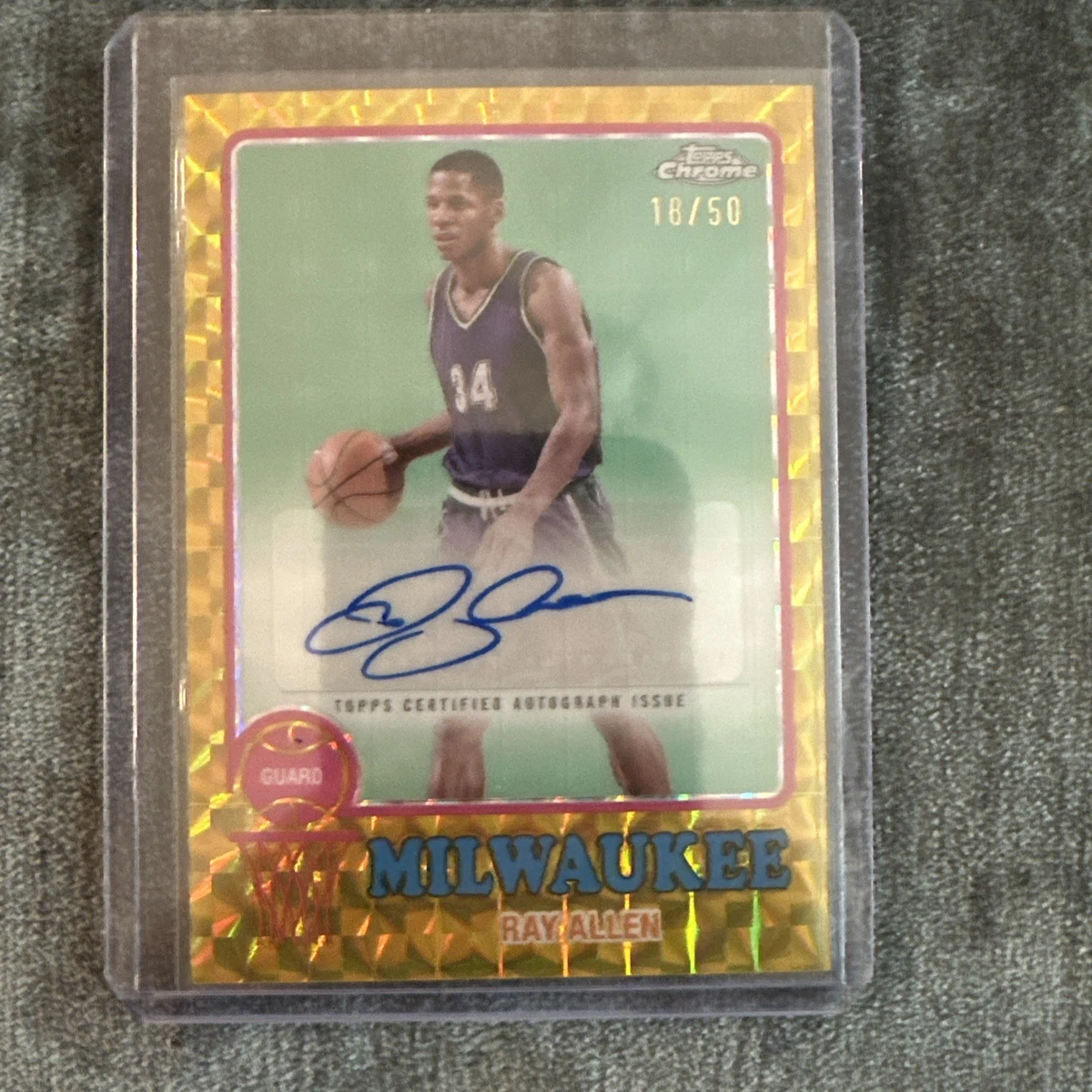 Topps Ray Allen Basketball Sports Trading Cards Topps Ray Allen Basketball Sports Trading Cards