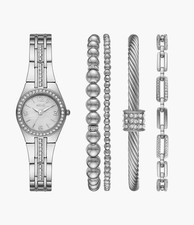 Relic by Fossil Women's Gift Set Sport Watch Silver ZR97007