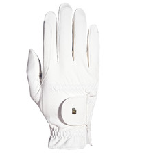 New White Dressage Jumping Hunter Roeckl Horse Riding Gloves - Size 7.5
