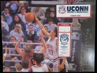 Rebecca Lobo WNBA Uconn Basketball Signed Autographed Program with Ticket Stub