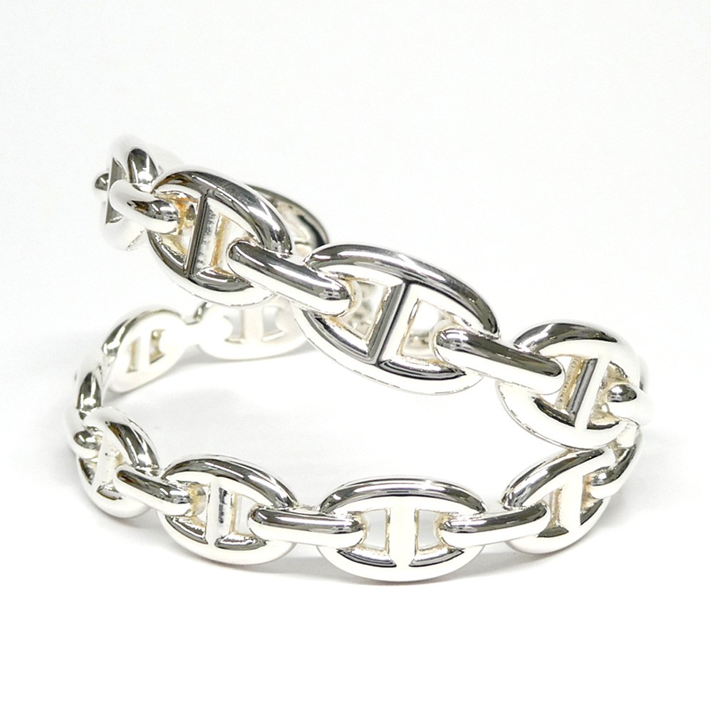 Hermes Bracelet Chaine d'Ancre Anchaine Double SH Ag925 Silver 2025 Jewelry View 3