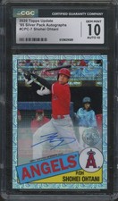 2020 Topps Update '85 Silver Pack #7 Shohei Ohtani 4/10 Gem Mint CGC 10 10 Auto