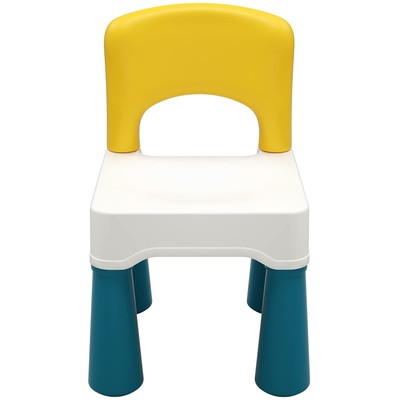 burgkidz Plastic Kids Chair Durable and Lightweight 9.3 Height Seat Indoor
