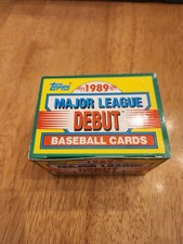 Topps 1989 Major League Debut Baseball Cards Box 152 Cards. SEALED, Griffey Jr.