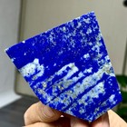 158G Natural lapis lazuli mineral flaky crystal under UV light — photo 10