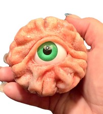 Brain Squishy Stress Toy Creepy Horror Eye Silicone Oddity Art Prop “All Seeing”