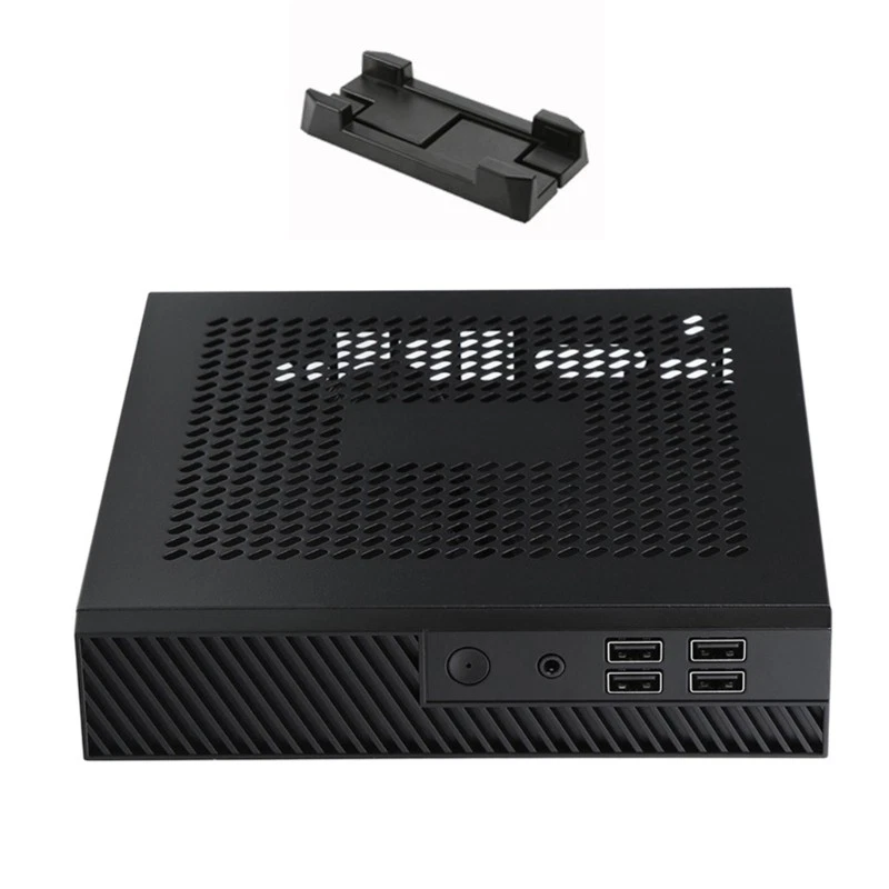 ITX Computer Case Server Chassis Gaming Power Supply Simple to Use DX01 Industry - Image 4 of 4