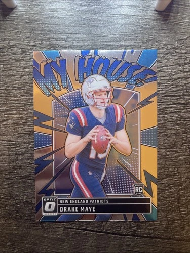 2024 Panini Donruss Optic My House! Drake Maye #8 (RC) New England Patriots