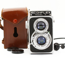  Exc 3 RICOHFLEX Model VI TLR Film Camera 80mm f/3.5 Lens From JAPAN