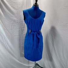 Ellen Tracy women's royal blue sleeveless dress, size 4