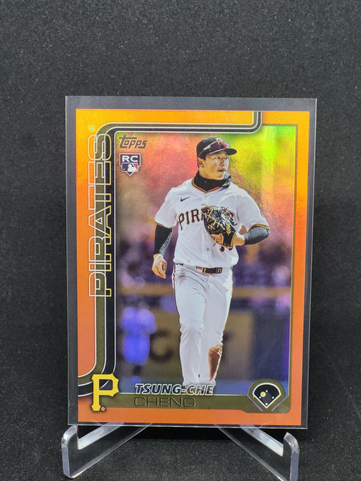 2025 Topps Update Series Tsung-Che Cheng #US72 (RC) ORANGE FOIL /25