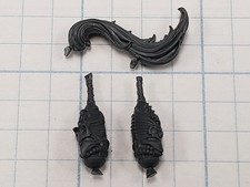 Warhammer 30k Legio Custodes Bits Custodian Guard Helmet Heads w Plume 107