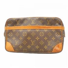 5od3325 Louis Vuitton Clutch Bag Monogram Compiegne 28 M51845 Brown Used Ladies