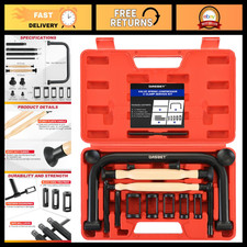 Valve Spring Compressor & Lapper Set with 4 Suction Plates - Engine Repair Tool