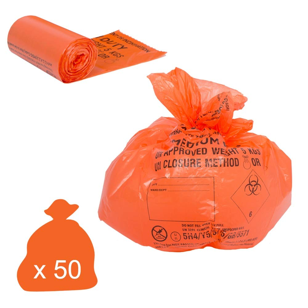 Clinical Waste Bags - Medium Duty 20 Litre/5 Kg