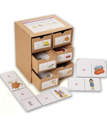 Learn Well Kinder pädagogisch ~ Sounds und Rechtschreibung Dominosteine - 3x 44er Set