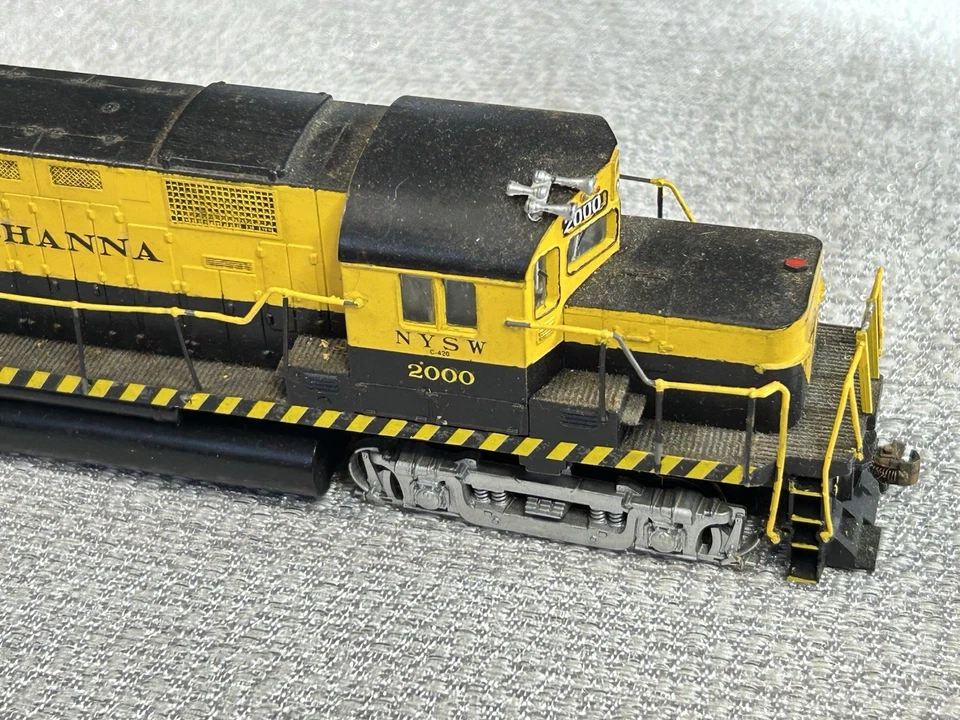 Lima HO Scale Susquehanna#2000 ALCO C420 Locomotive Runs Well No Box - Image 3 of 4