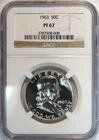 1963 Franklin Silver Half Dollar Proof PF 67 NGC 50C US COIN