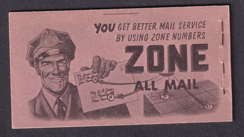Scott #BKC11 (c64, c64b) Flag Over Capitol Booklet of 10 Stamps - MNH Zone Back - Picture 2 of 2