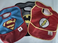 DC Comics baby/toddler bibs with pocket, Supe...