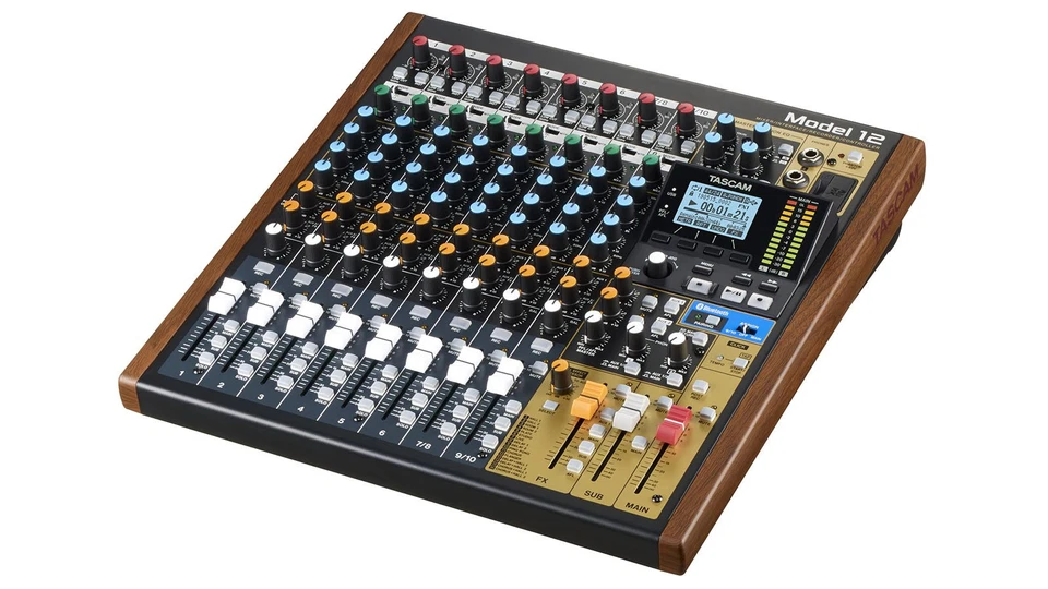 Tascam All-in-One Production Mixer for Music and Multimedia Creators -  Model 12 - Image 3 of 4
