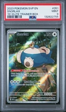 Snorlax 051 Sv: Scarlet & Violet Promo Cards Holo PSA 9 RC60