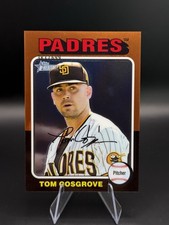 Tom Cosgrove 2024 Topps Heritage Chrome /699 San Diego Padres #85 Trading Card