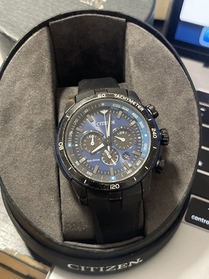 Citizen Men's CA4155-12L ECOSPHERE Eco-Drive Chronograph Blue Chroma Poly Watch