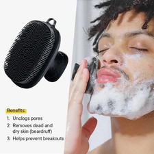 Silicone Face Scrubber Brush Deep Pore Cleanser Exfoliating Tool Blackheads