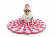 Handmade Baby Krishna Woolen Dress  Laddu Gopal Winter Poshak  2 Dress combo 