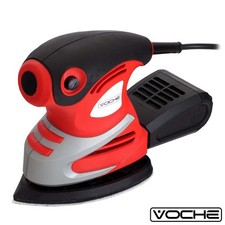 Voche 200w Electric Detail Palm Mouse Corner Delta Sander + Dust Collection Box