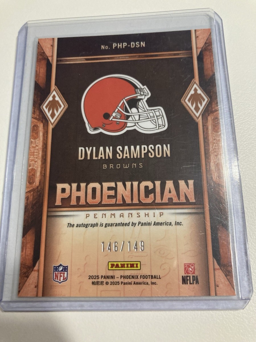 2025 Panini Phoenix Dylan Sampson Phoenician Winter Auto RC # /149