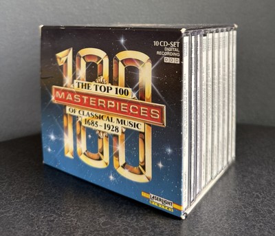 The Top 100 Masterpieces of Classical Music; 1685-1928; 10 CD Set 