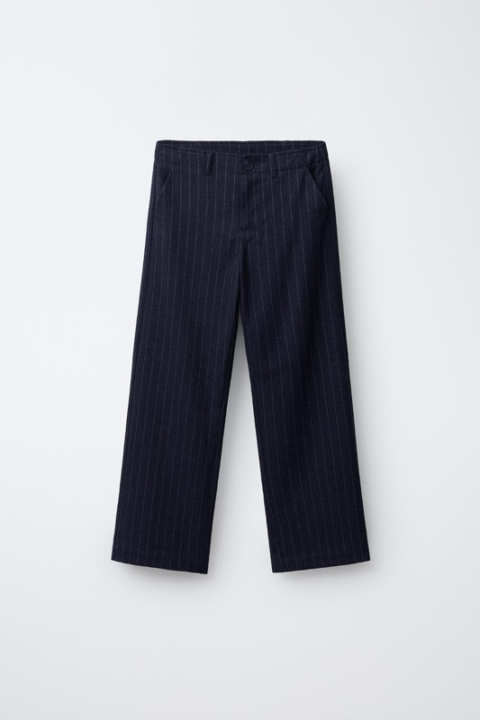 NWT Zara Girl's Pinstriped Wide Leg Dress Pants Size Large 11-12