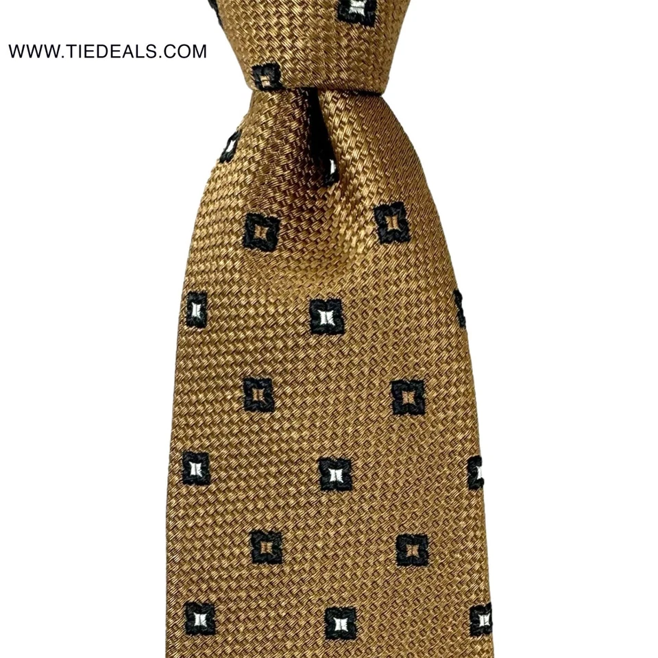 New In Gift Box Brunello Cucinelli Tie Taupe Design Silk  251090 - Image 2 of 4