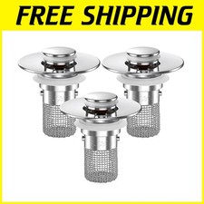 Pop-up Sink Drain Strainer with Removable Basket