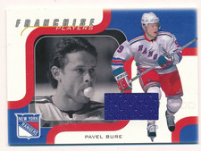 2002-03 BE APLAYER MEMORABILIA  FRANCHISE PLAYER  JERSEY PAVEL BURE #FP-20