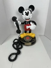 Disney Mickey Mouse Animated Talking Telephone 1997 Vintage Works, Free Shipping