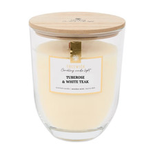 Große Duftkerze im Glas Deckel Holzdocht Treewick XL oval Aromakerze 30–80 Std