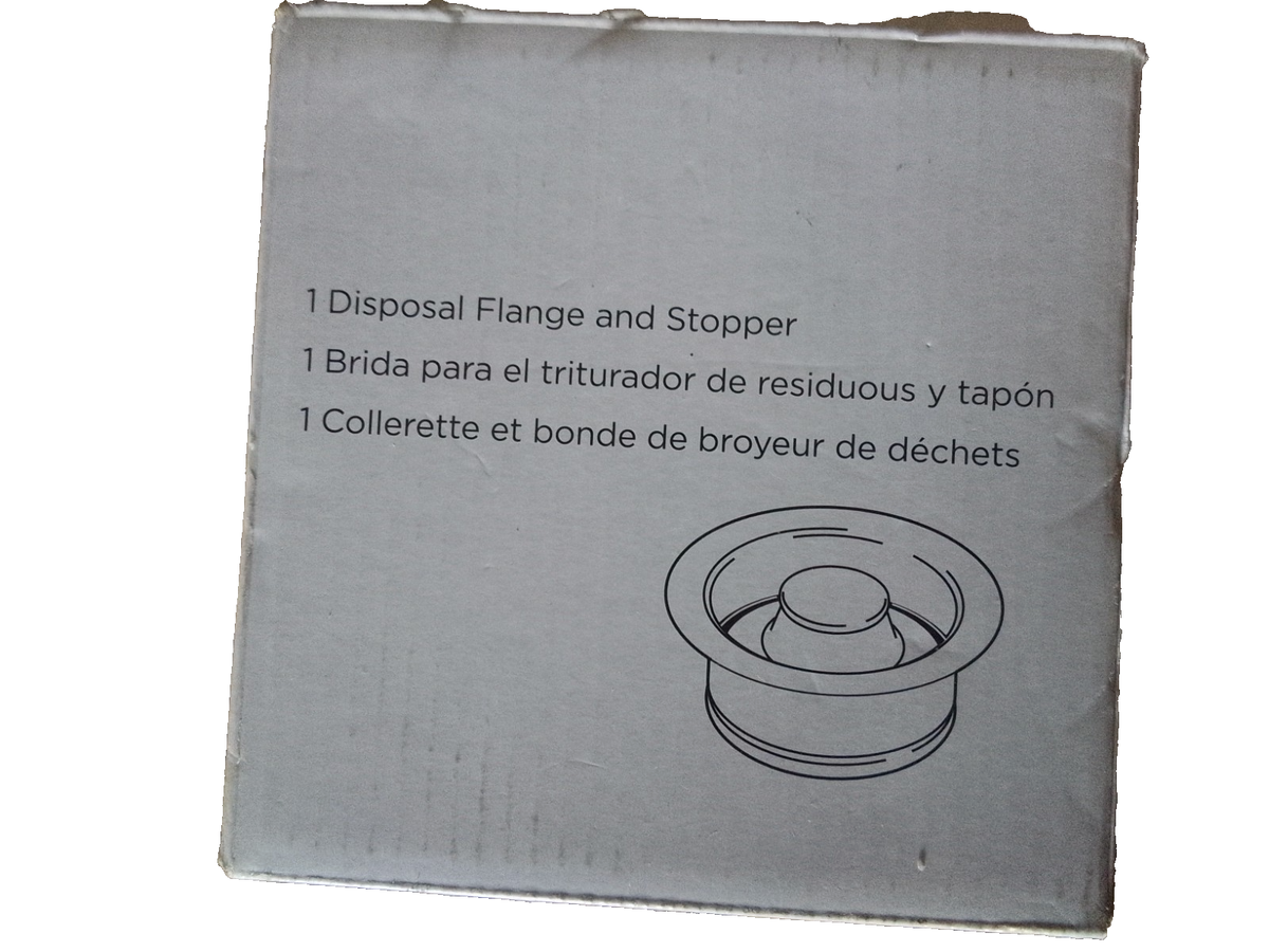 Brizo 69072-GL Brass Kitchen Sink Disposal Flange and Stopper