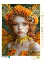 Calvendo Puzzle Fairy Of The Chrysanthemums | 2000 Pieces, Finished Size 35.4 ×