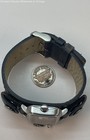 Fossil Silver Tone Designed Leather Band Wristwatch 47.0g — photo 2