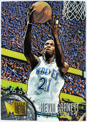 Kevin Garnett - Minnesota Timberwolves 1995 Skybox Hoops Rookie #272