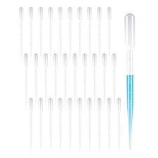 Pipette 3ml - Kunststoff Einwegpipetten 30 Stück mit Skala transparent