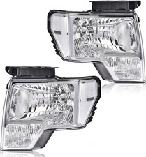 Headlights Assembly Compatible with Ford F150 2009 2010 2011 2012 2013 2014 Repl